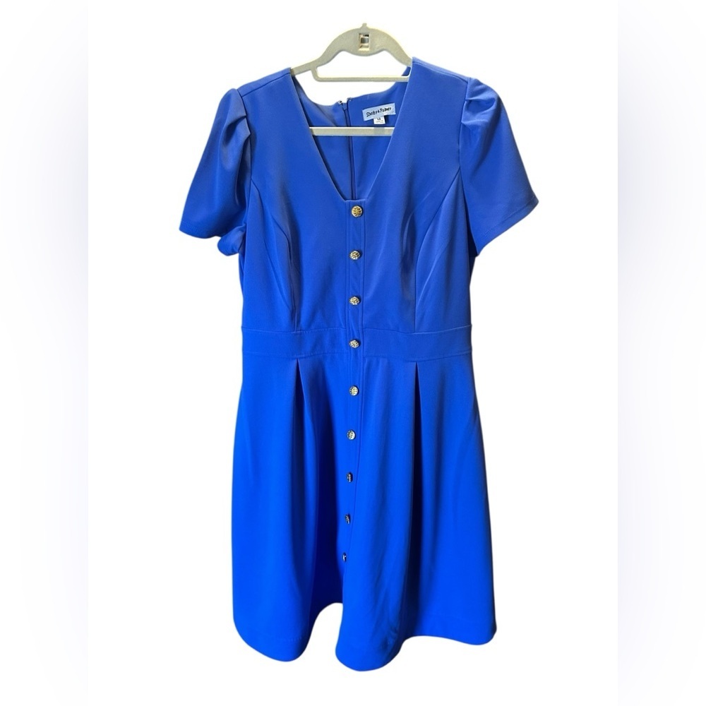 Shelby & Palmer Royal Blue Midi Dress size 14